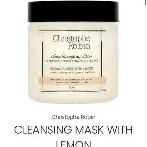 christophe robin Cleansing Mask with Lemon - Cream